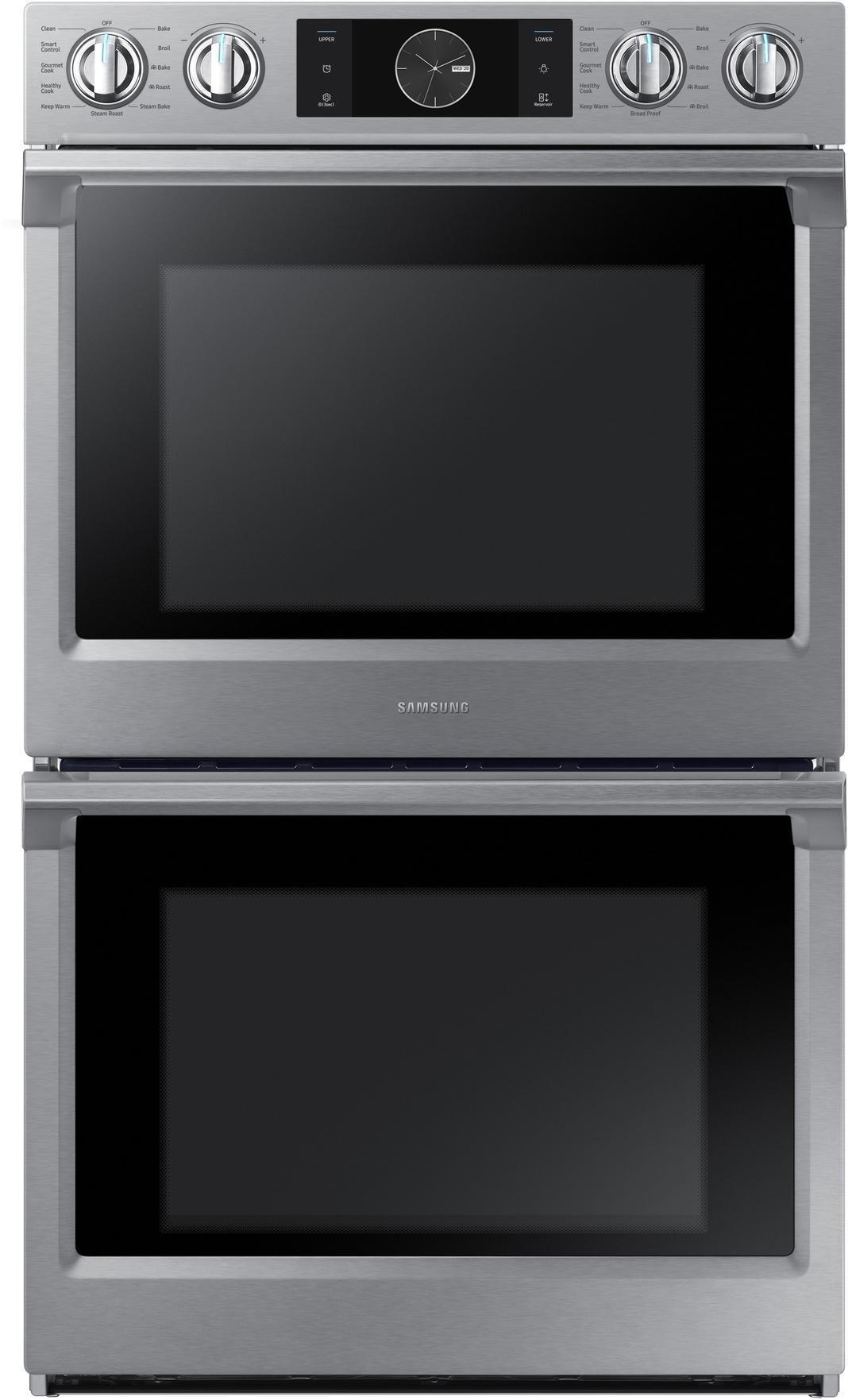 Samsung - 10.2 cu. ft Double Wall Oven in Stainless - NV51K7770DS