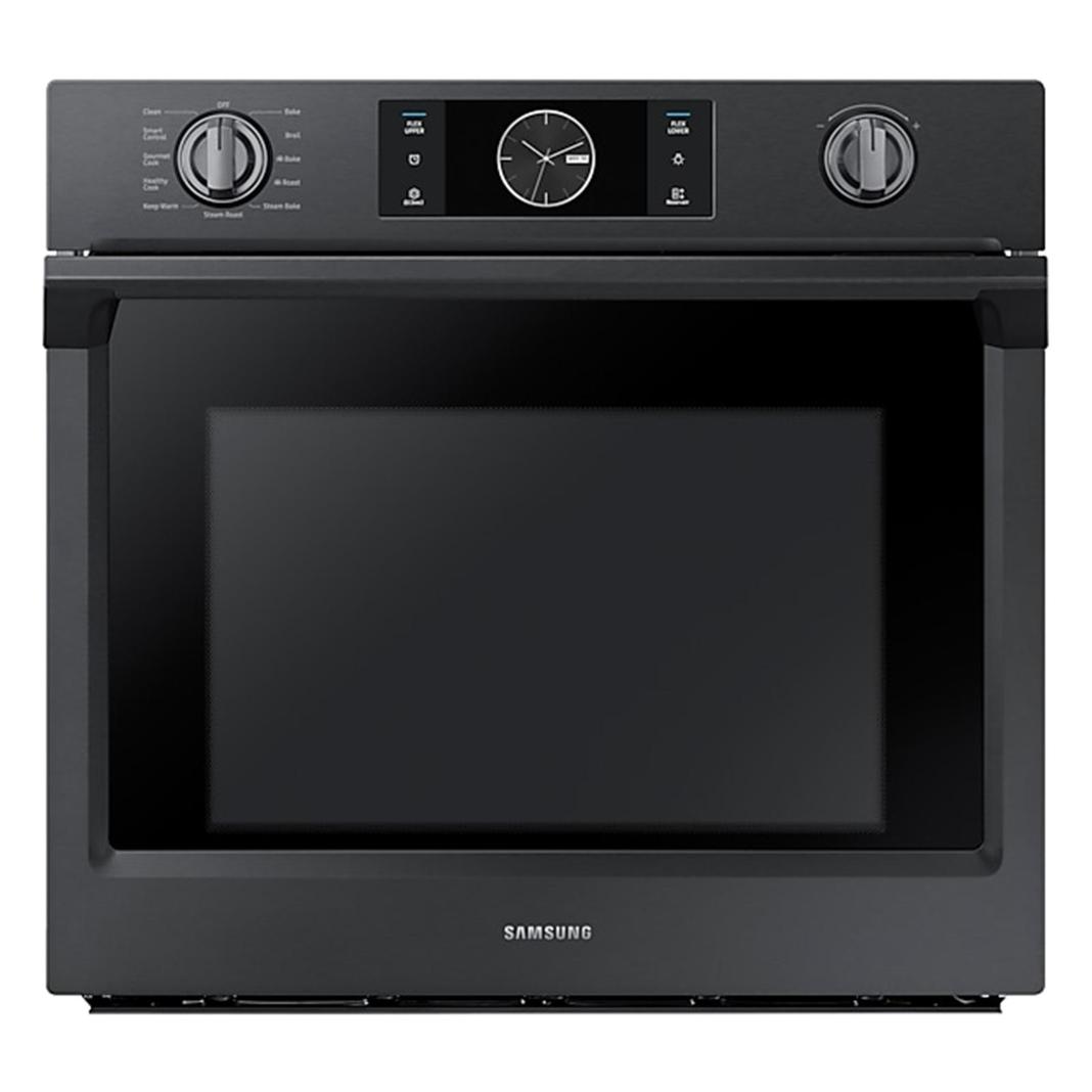 Samsung - 5.1 cu. ft Single Wall Oven in Black Stainless - NV51K7770SG