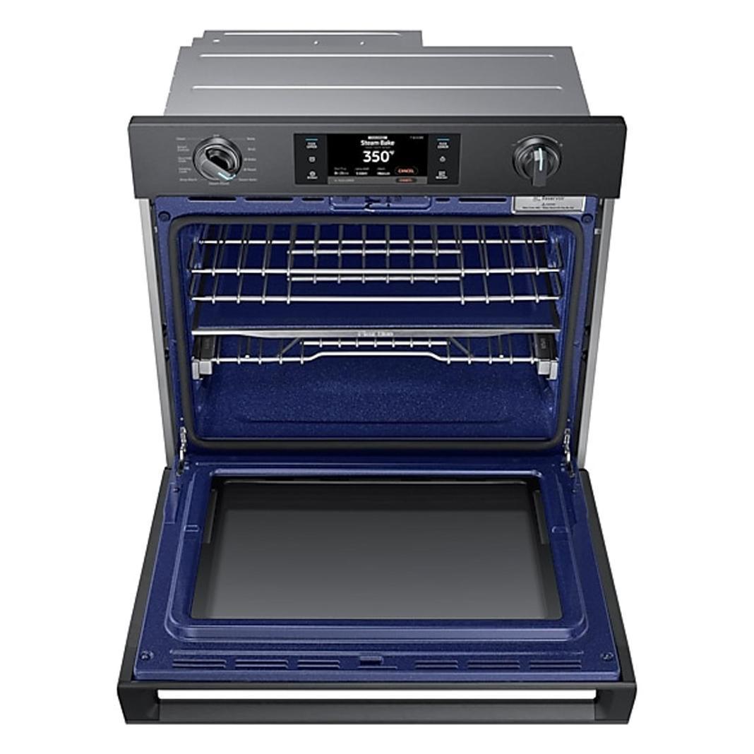 Samsung - 5.1 cu. ft Single Wall Oven in Black Stainless - NV51K7770SG