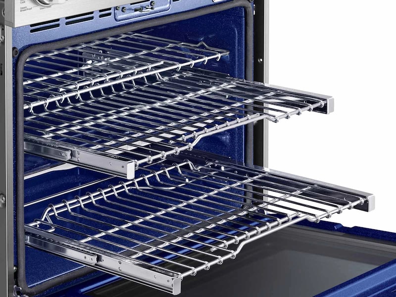 Samsung - 10.2 cu. ft Double Wall Oven in Stainless - NV51M9770DS