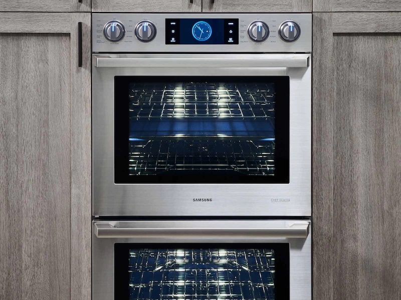Samsung - 10.2 cu. ft Double Wall Oven in Stainless - NV51M9770DS