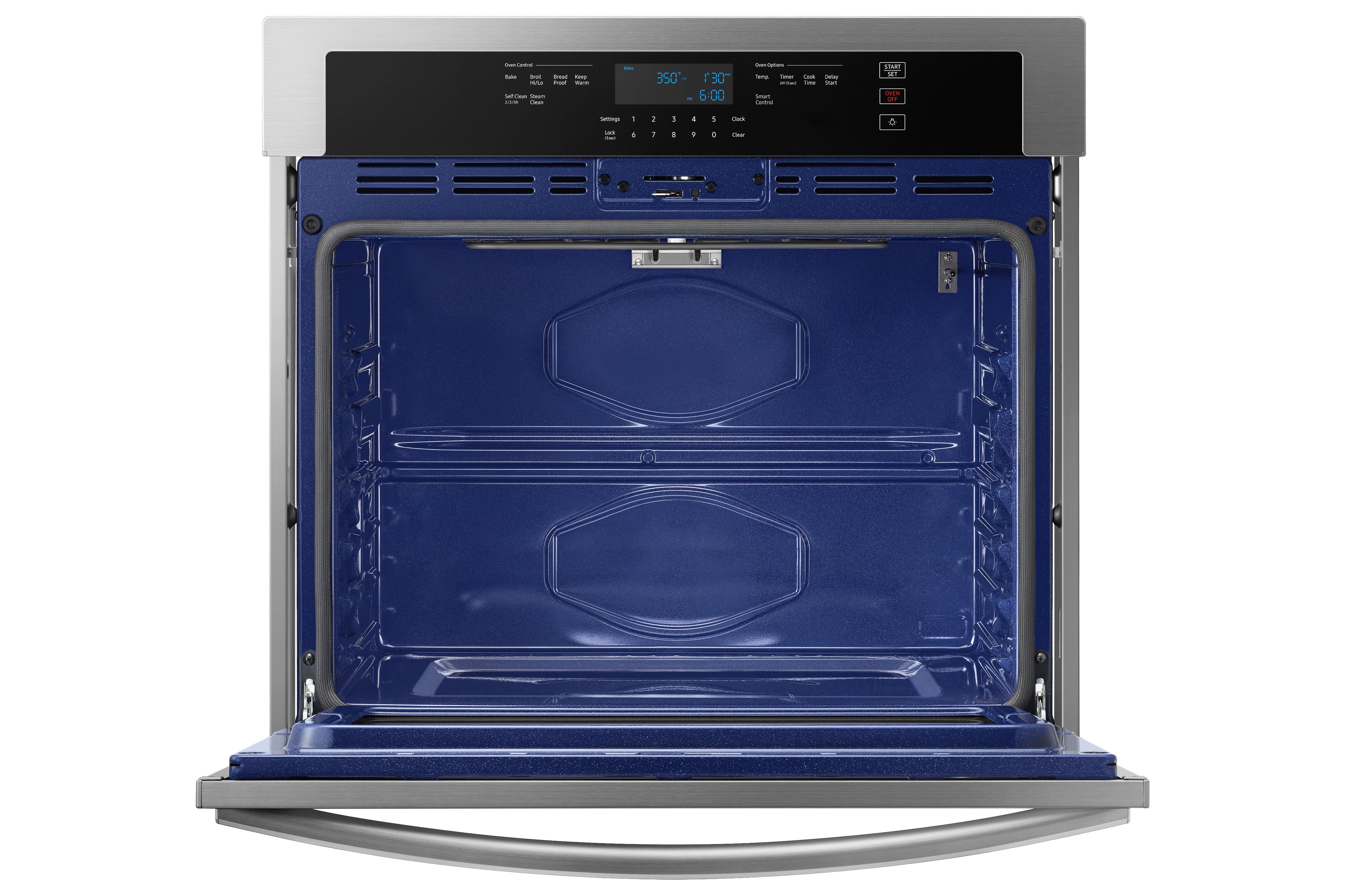Samsung - 5.1 cu. ft Single Wall Oven in Stainless - NV51T5512SS