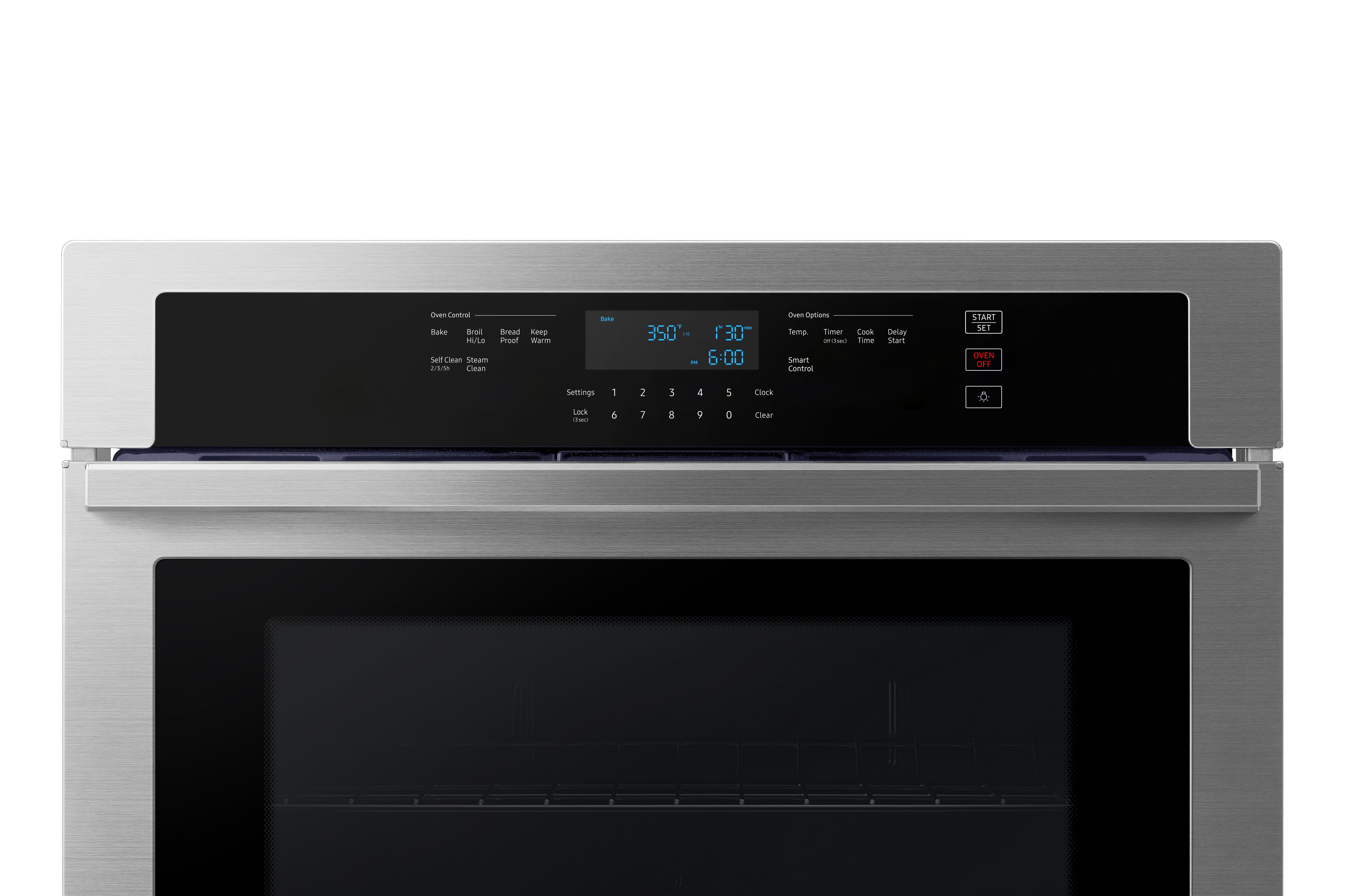Samsung - 5.1 cu. ft Single Wall Oven in Stainless - NV51T5512SS