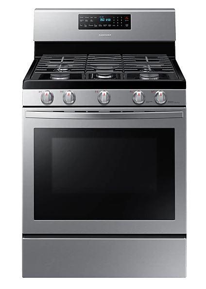 Samsung - 5.8 cu. ft Gas Range in Stainless - NX58T5601SS
