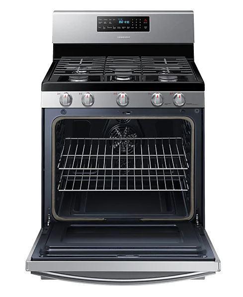 Samsung - 5.8 cu. ft Gas Range in Stainless - NX58T5601SS