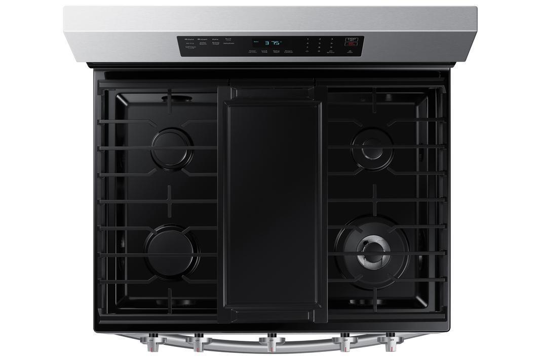 Samsung - 6 cu. ft Gas Range in Stainless - NX60A6511SS