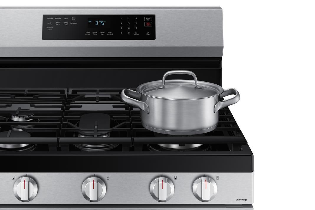 Samsung - 6 cu. ft Gas Range in Stainless - NX60A6511SS