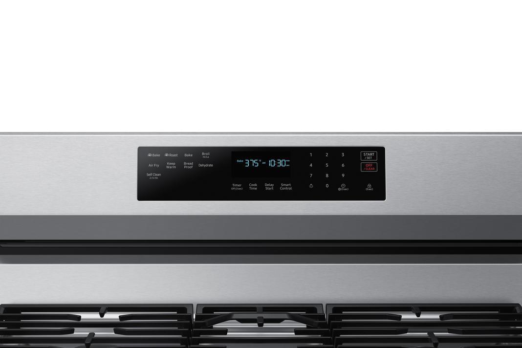 Samsung - 6 cu. ft Gas Range in Stainless - NX60A6711SS