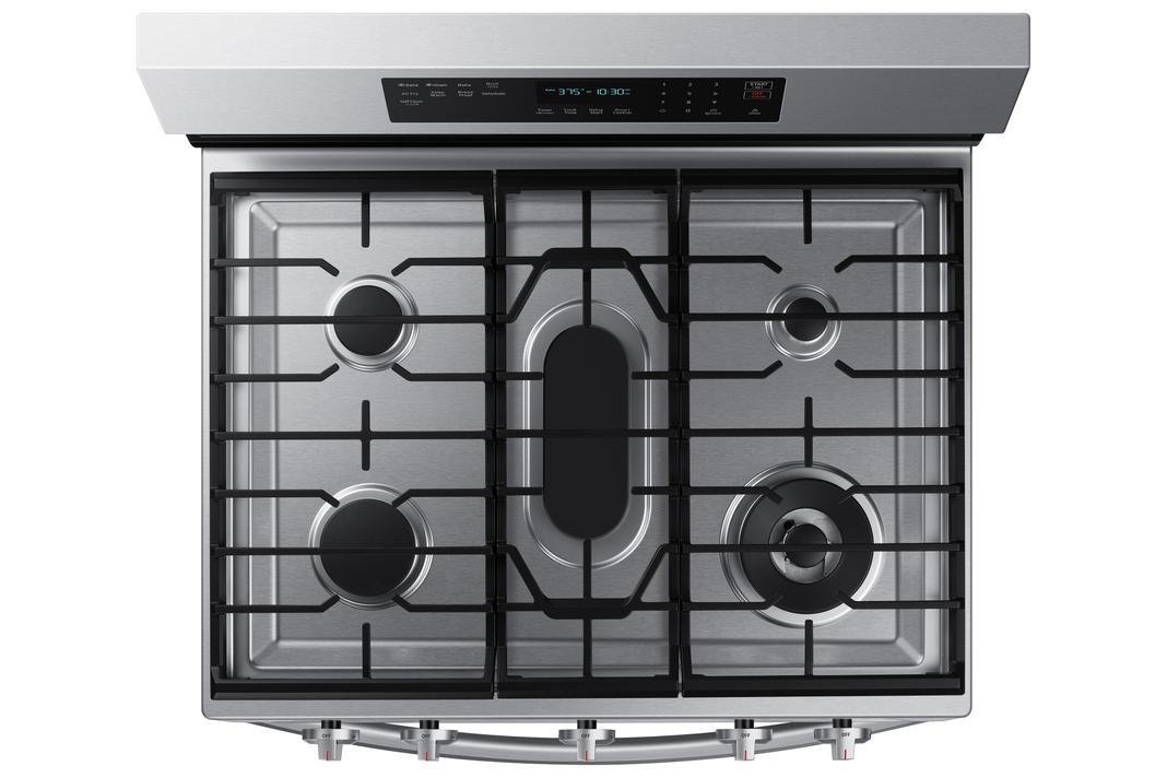 Samsung - 6 cu. ft Gas Range in Stainless - NX60A6711SS