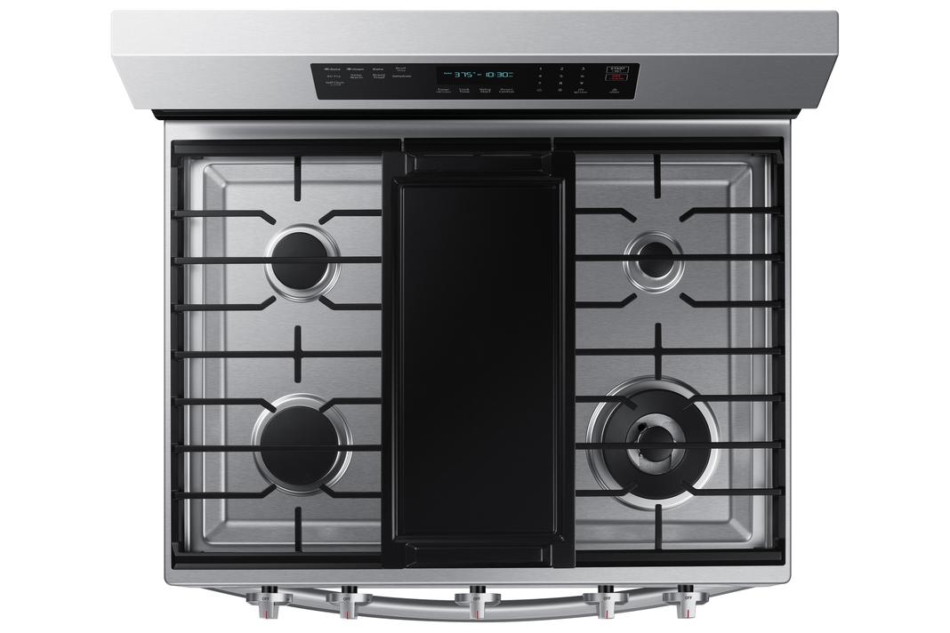 Samsung - 6 cu. ft Gas Range in Stainless - NX60A6711SS