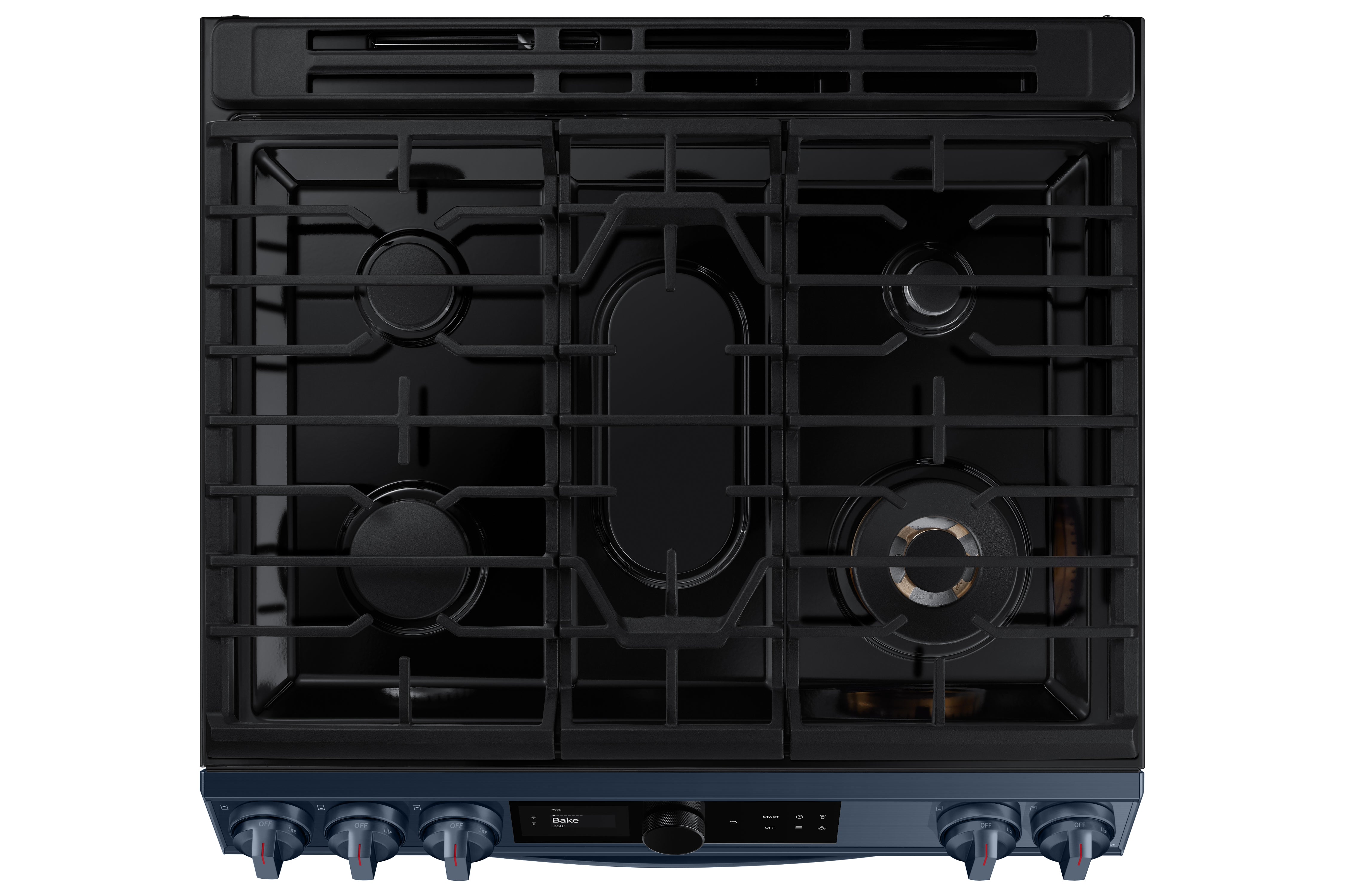 Samsung - Bespoke 6 cu. ft Gas Range in Blue - NX60A8711QN