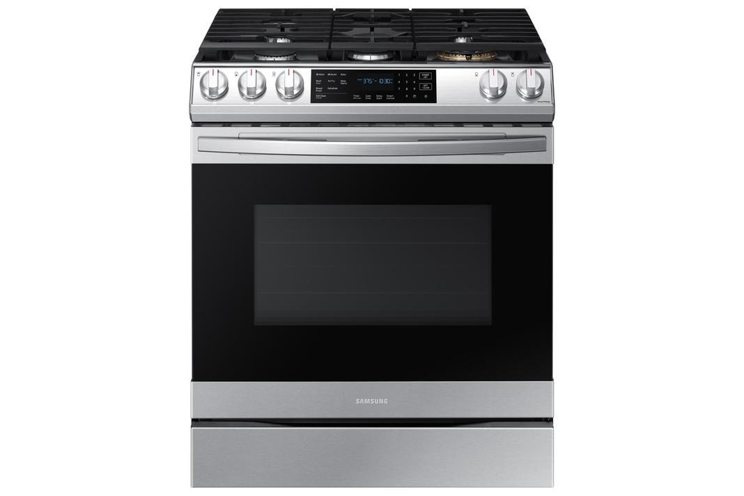 Samsung - 6 cu. ft Gas Range in Stainless - NX60T8511SS