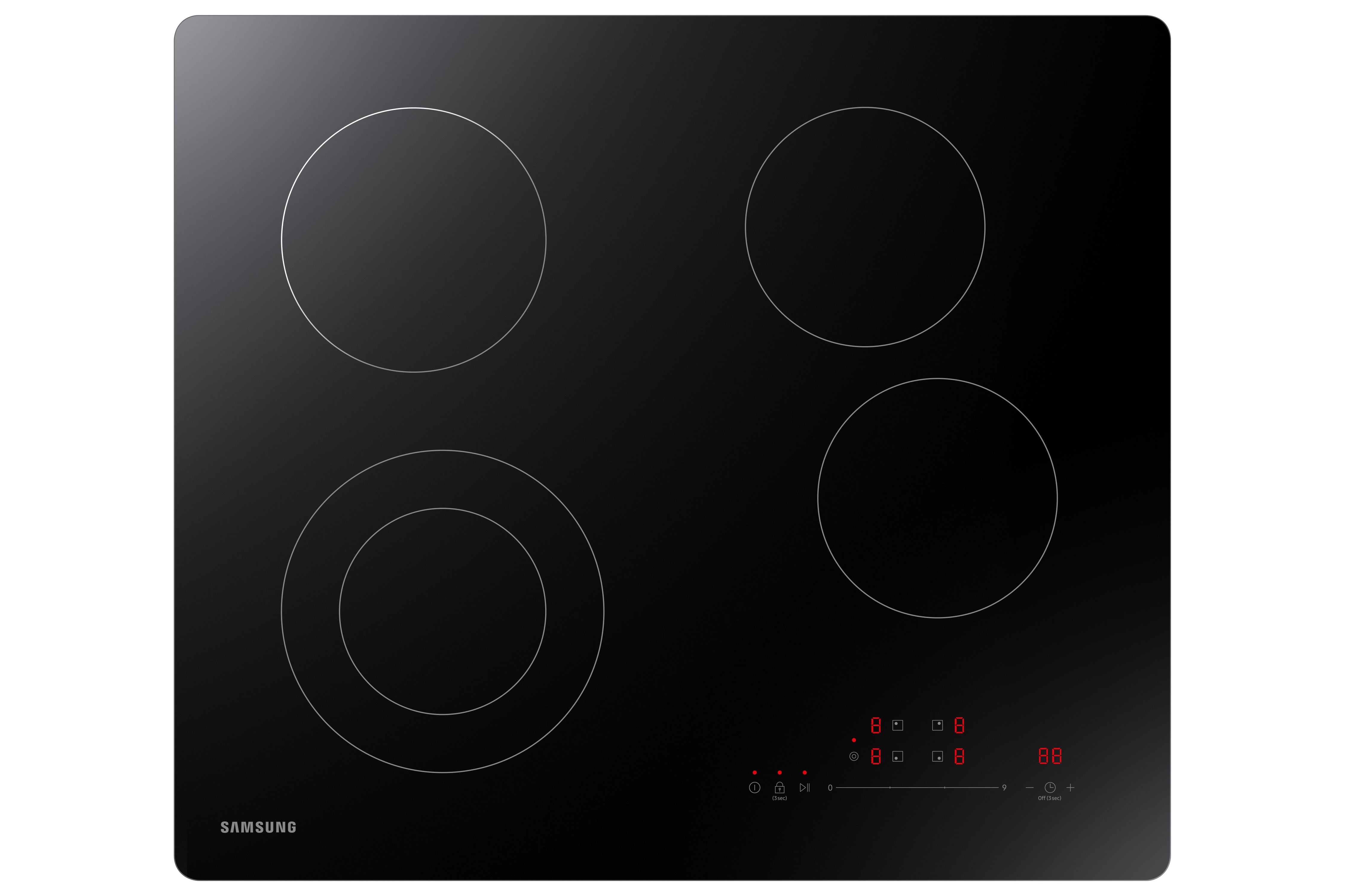 Samsung - 23.6 inch wide Electric Cooktop in Black - NZ24T4360RK