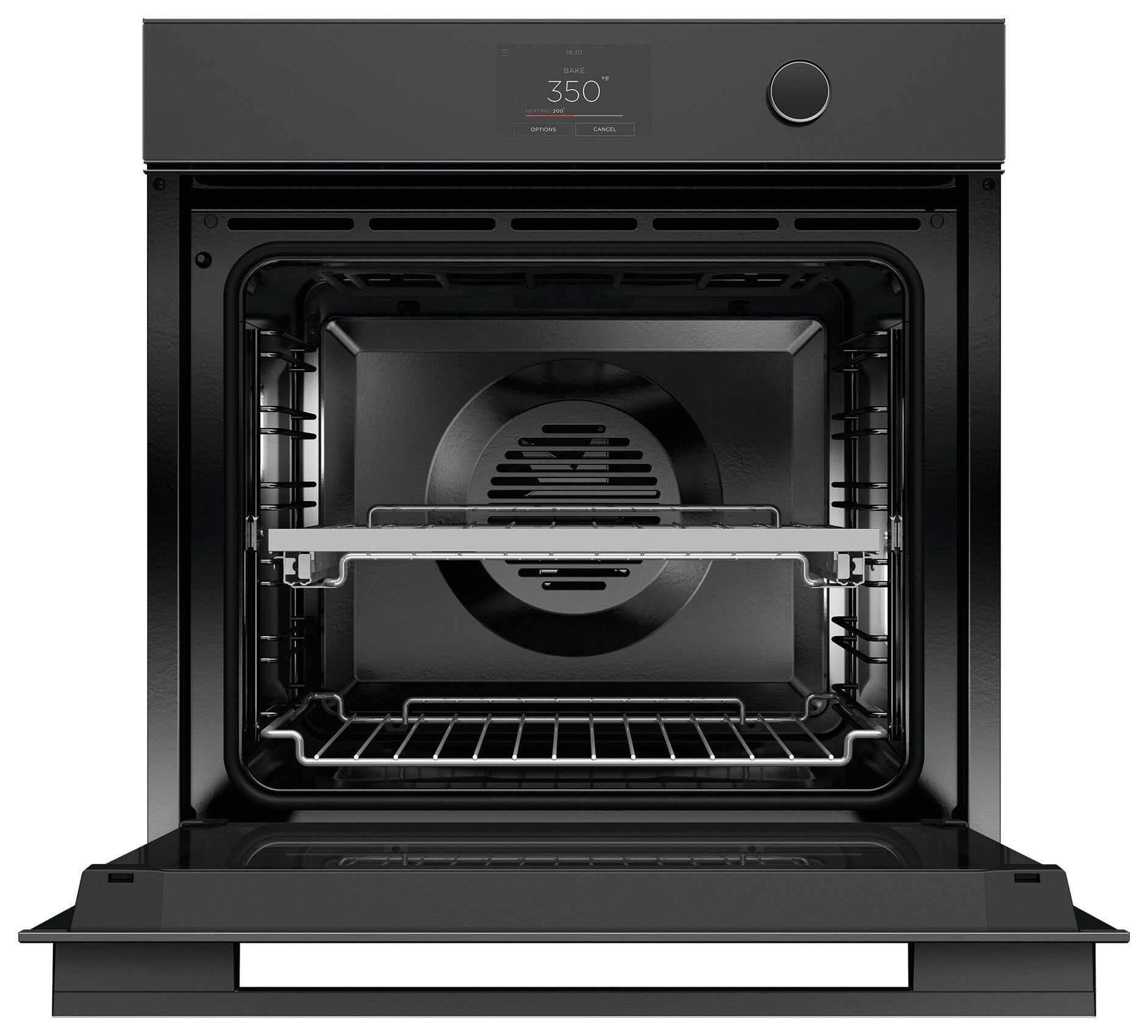 Fisher Paykel - 3 cu. ft Single Wall Oven in Black - OB24SMPTDB1