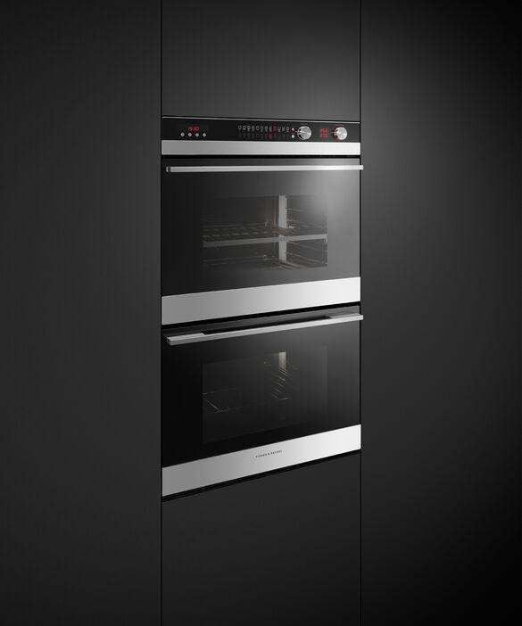 Fisher Paykel - 8.2 cu. ft Double Wall Wall Oven in Stainless - OB30DDEPX3 N