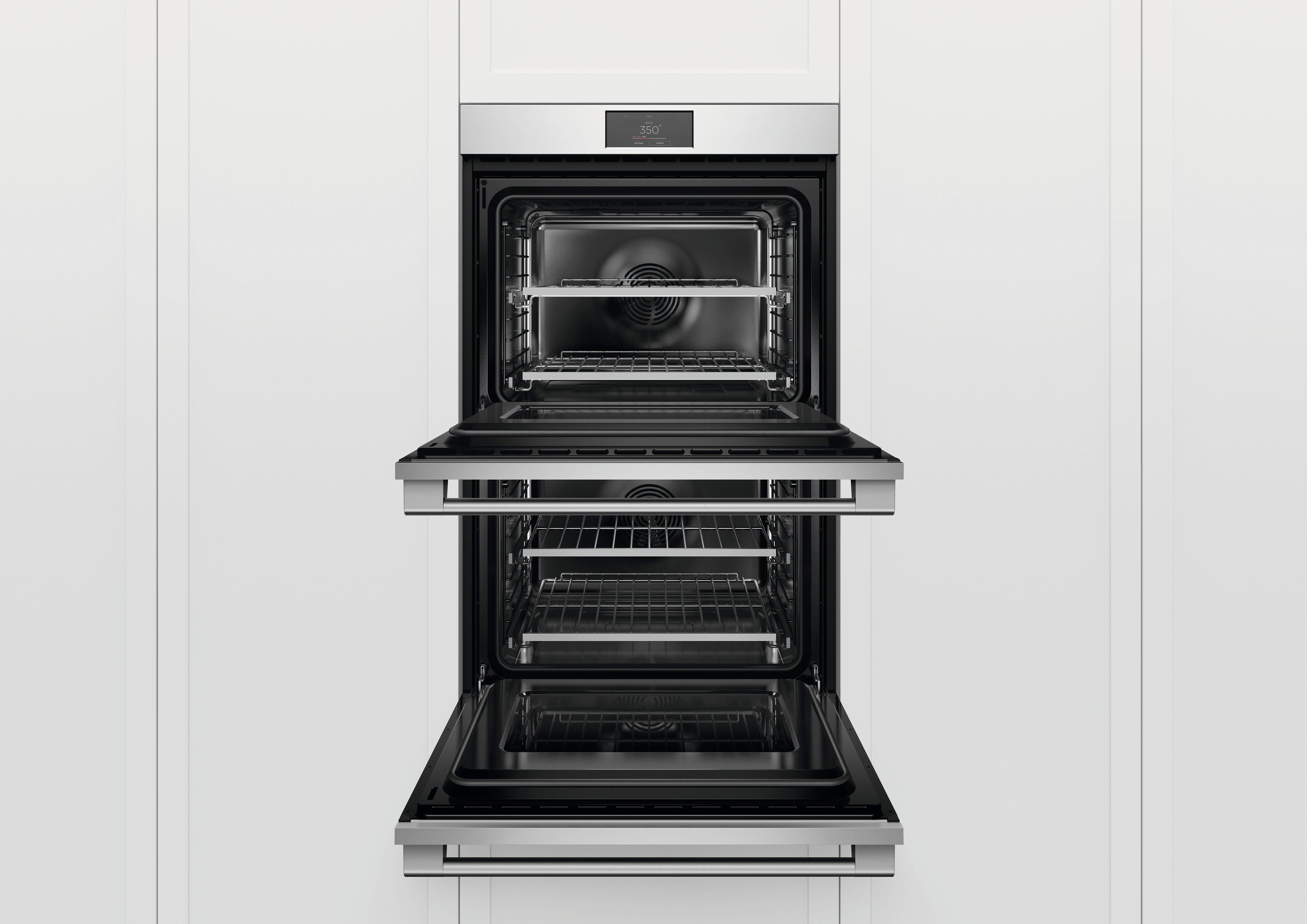 Fisher & Paykel - 8.2 cu. ft Double Wall Oven in Stainless - OB30DPPTX1