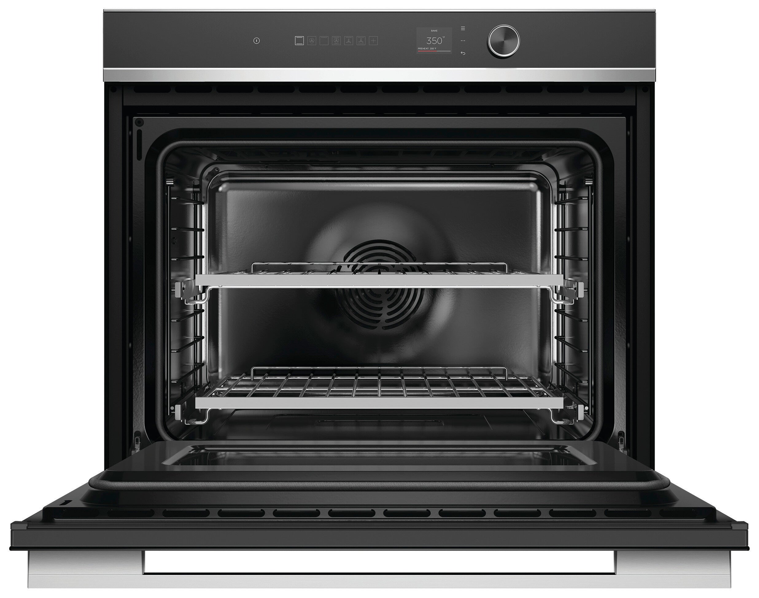 Fisher & Paykel - 4.1 cu. ft Single Wall Oven in Black - OB30SD14PLX1