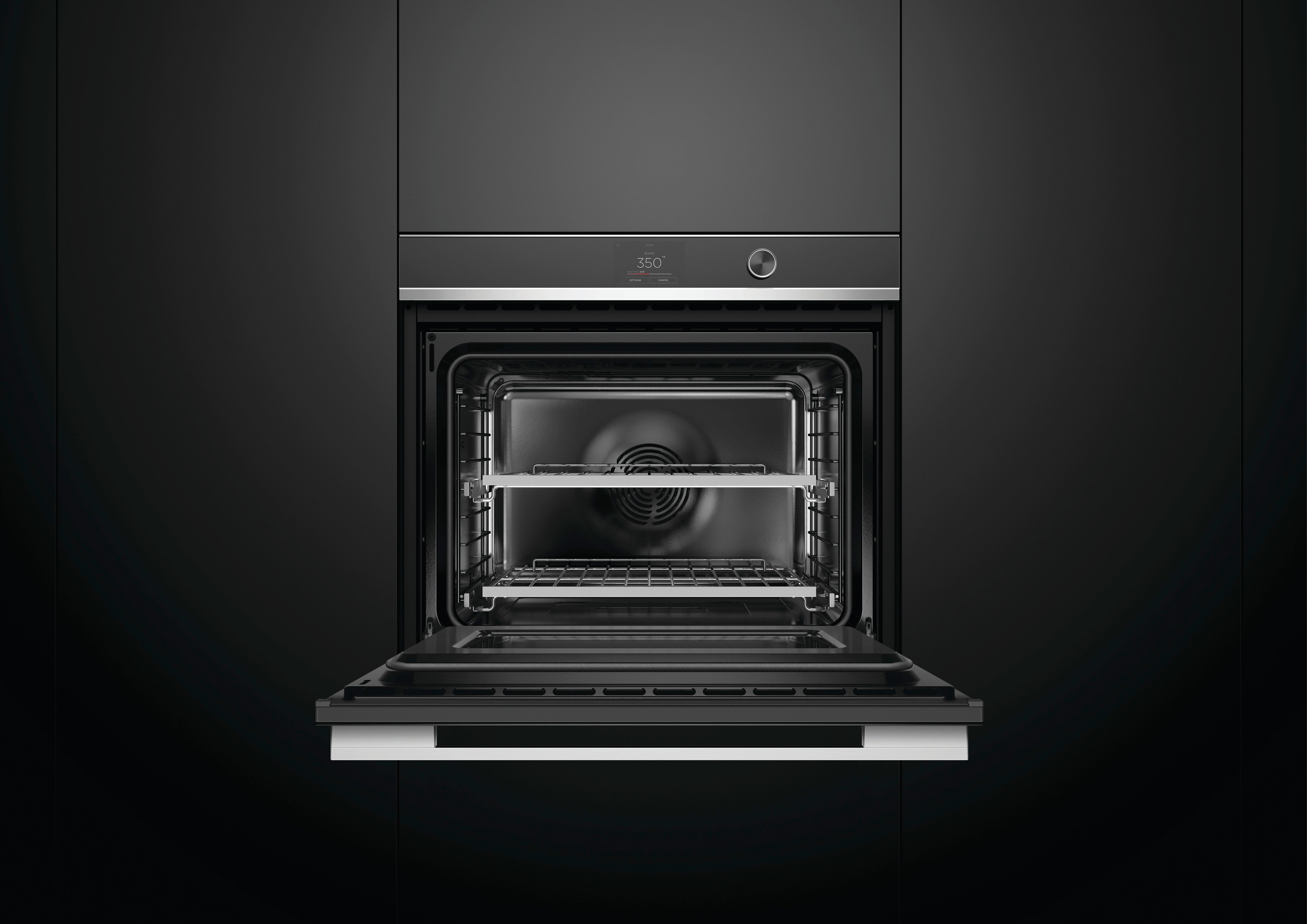 Fisher & Paykel - 4.1 cu. ft Single Wall Oven in Black - OB30SDPTDX2