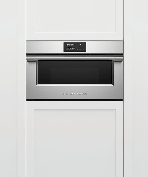 Fisher Paykel - 1.3 cu. ft Speed Wall Oven in Stainless - OM30NPX1