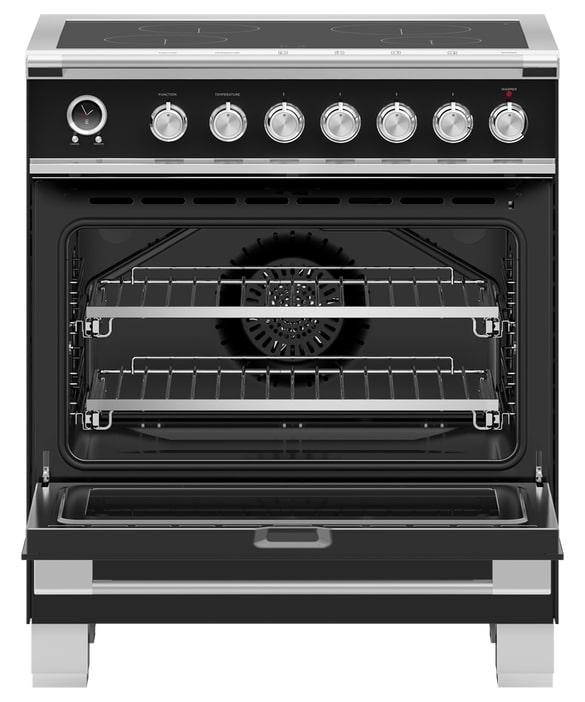 Fisher Paykel - 3.5 cu. ft Induction Range in Black - OR30SCI6B1