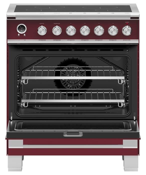 Fisher Paykel - 3.5 cu. ft Induction Range in Red - OR30SCI6R1