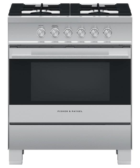 Fisher Paykel - 3.5 cu. ft Gas Range in Stainless - OR30SDG4X1