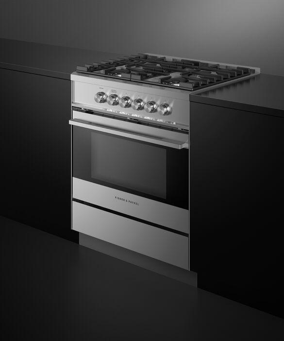 Fisher Paykel - 3.5 cu. ft Gas Range in Stainless - OR30SDG4X1