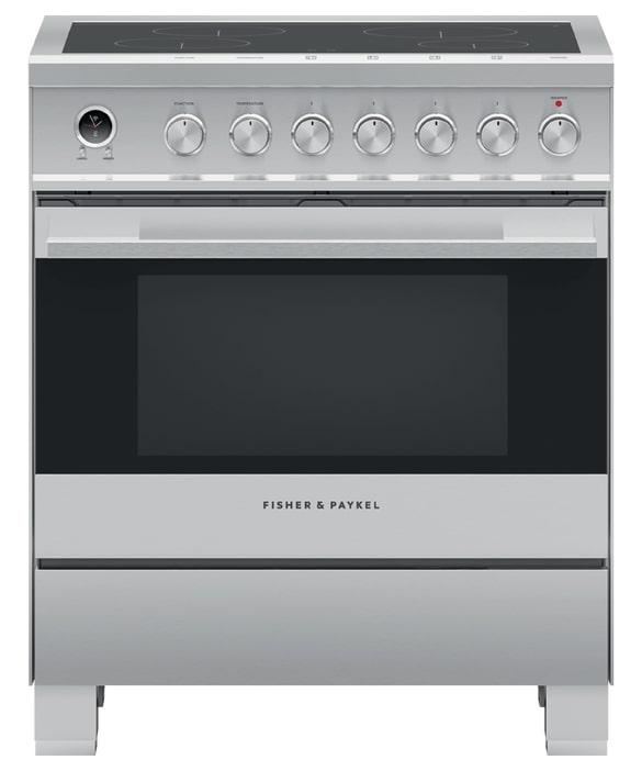 Fisher Paykel - 3.5 cu. ft Induction Range in Stainless - OR30SDI6X1