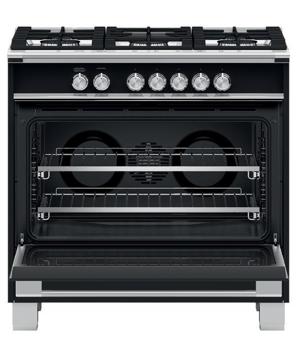 Fisher Paykel - 4.9 cu. ft Gas Range in Black - OR36SCG4B1
