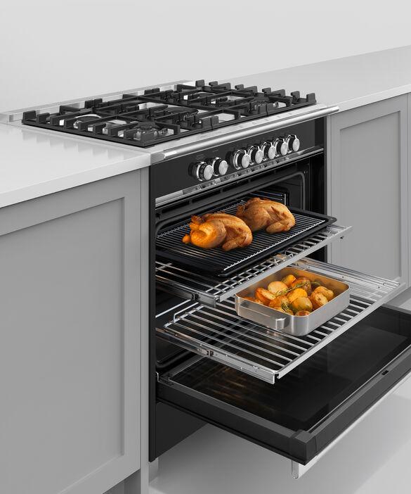 Fisher Paykel - 4.9 cu. ft Gas Range in Black - OR36SCG4B1