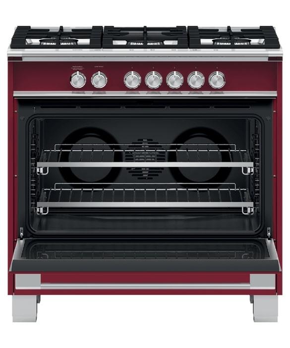 Fisher Paykel - 4.9 cu. ft Gas Range in Red - OR36SCG4R1