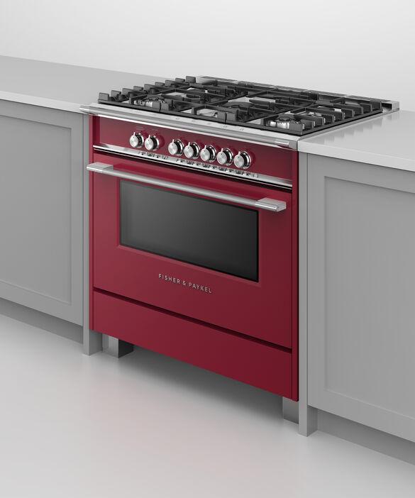 Fisher Paykel - 4.9 cu. ft Gas Range in Red - OR36SCG4R1