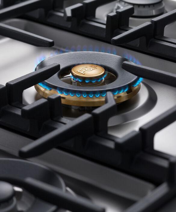 Fisher Paykel - 4.9 cu. ft Dual Fuel Range in Black - OR36SCG6B1