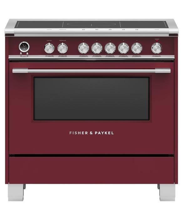 Fisher Paykel - 4.9 cu. ft Induction Range in Red - OR36SCI6R1
