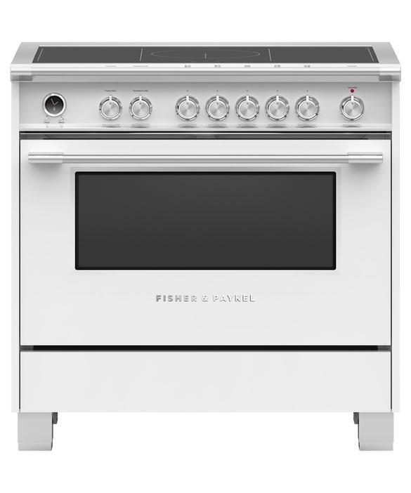 Fisher Paykel - 4.9 cu. ft Induction Range in White - OR36SCI6W1
