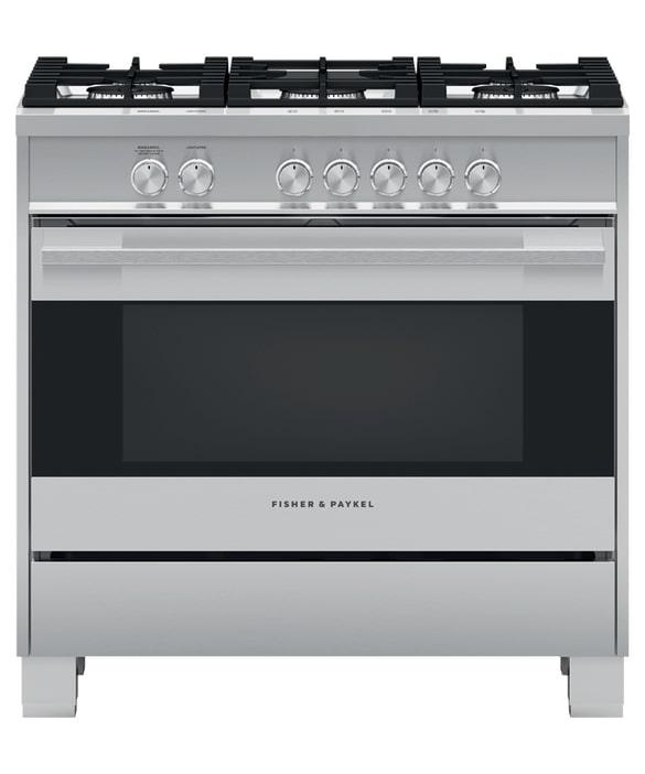Fisher Paykel - 4.6 cu. ft Gas Range in Stainless - OR36SDG4X1