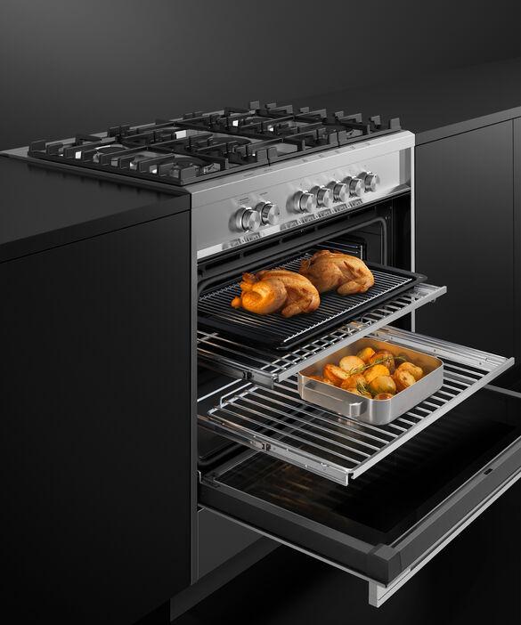 Fisher Paykel - 4.6 cu. ft Gas Range in Stainless - OR36SDG4X1