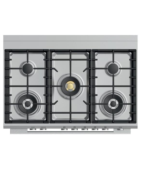 Fisher Paykel - 4.9 cu. ft Dual Fuel Range in Stainless - OR36SDG6X1