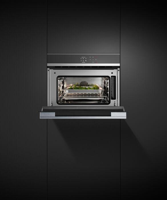 Fisher Paykel - 1.3 cu. ft Steam Wall Oven in Stainless - OS24NDB1