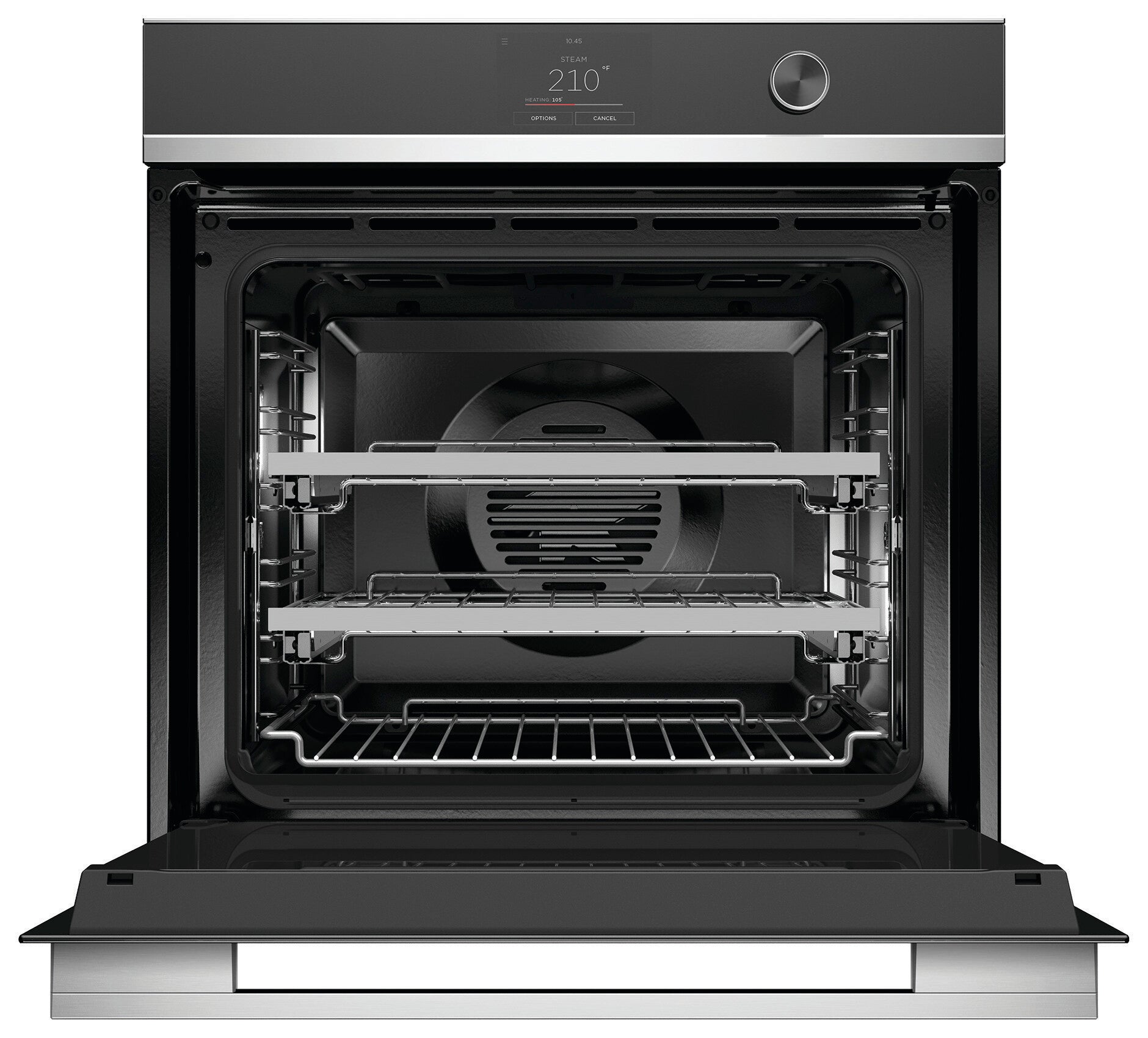 Fisher & Paykel - 3 cu. ft Single Wall Oven in Black - OS24SDTDX2