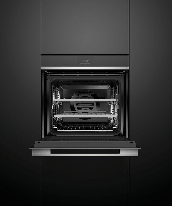 Fisher Paykel - 3 cu. ft Steam Combination Wall Oven in Stainless - OS24SDTX1
