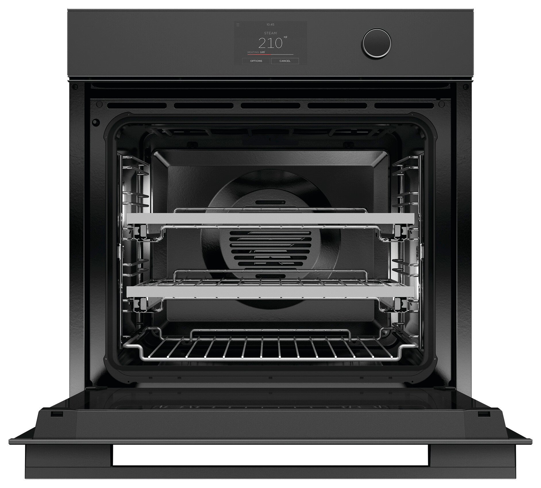 Fisher Paykel - 3 cu. ft Single Wall Oven in Black - OS24SMTDB1