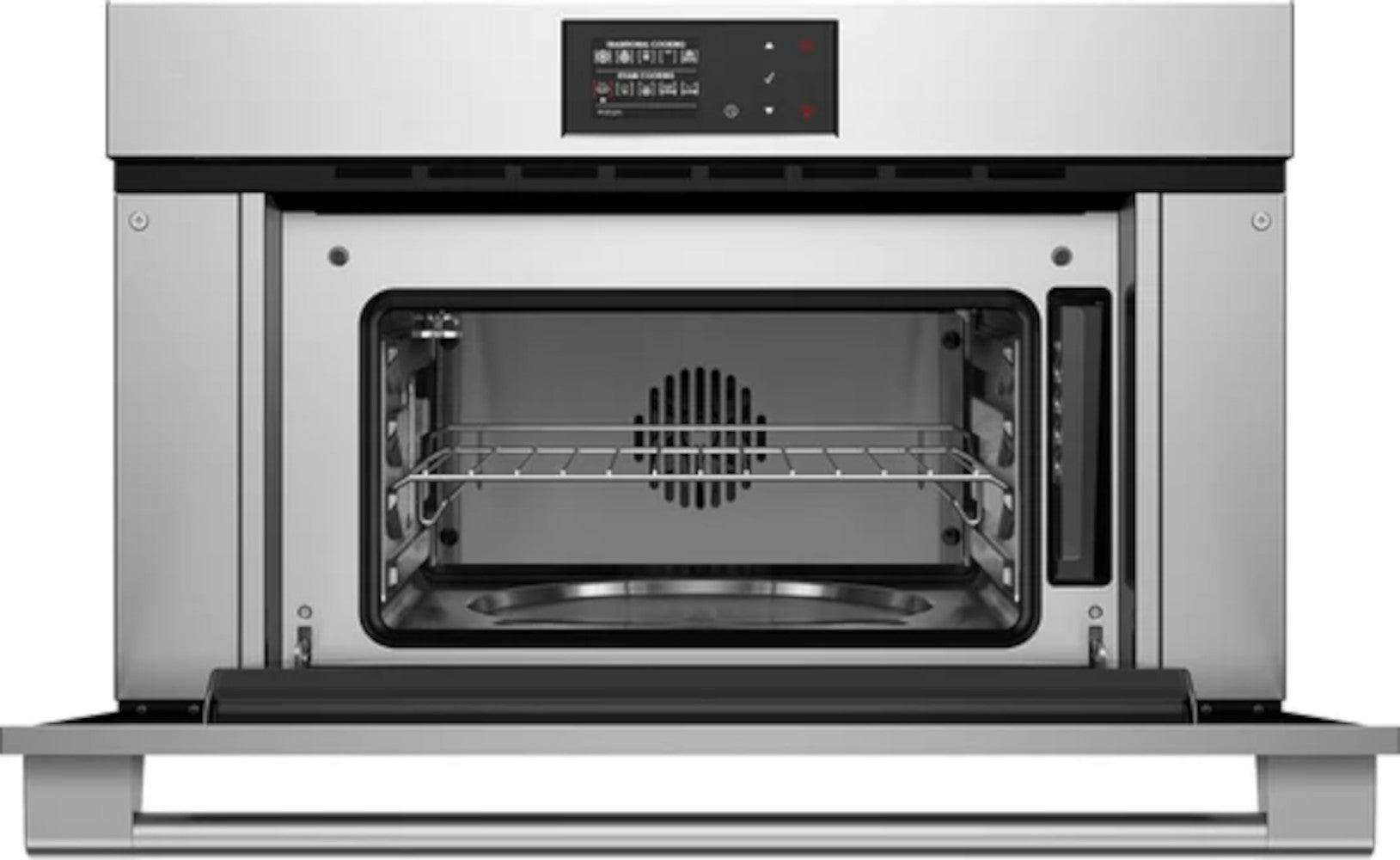 Fisher & Paykel - 1.3 cu. ft Steam Wall Oven in Stainless - OS30NPX1