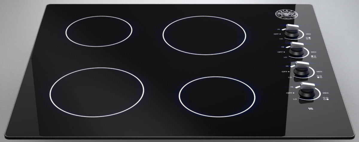 Bertazzoni - 24 inch wide Electric Cooktop in Black - P24CERNE