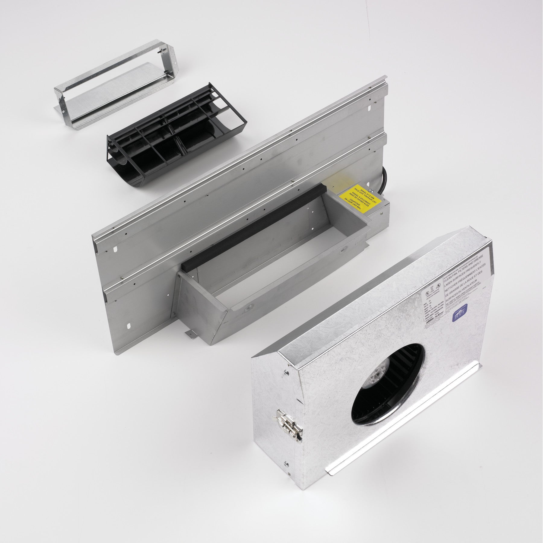 Broan - Inch 530 CFM Blower & Insert Vent in Stainless - P5