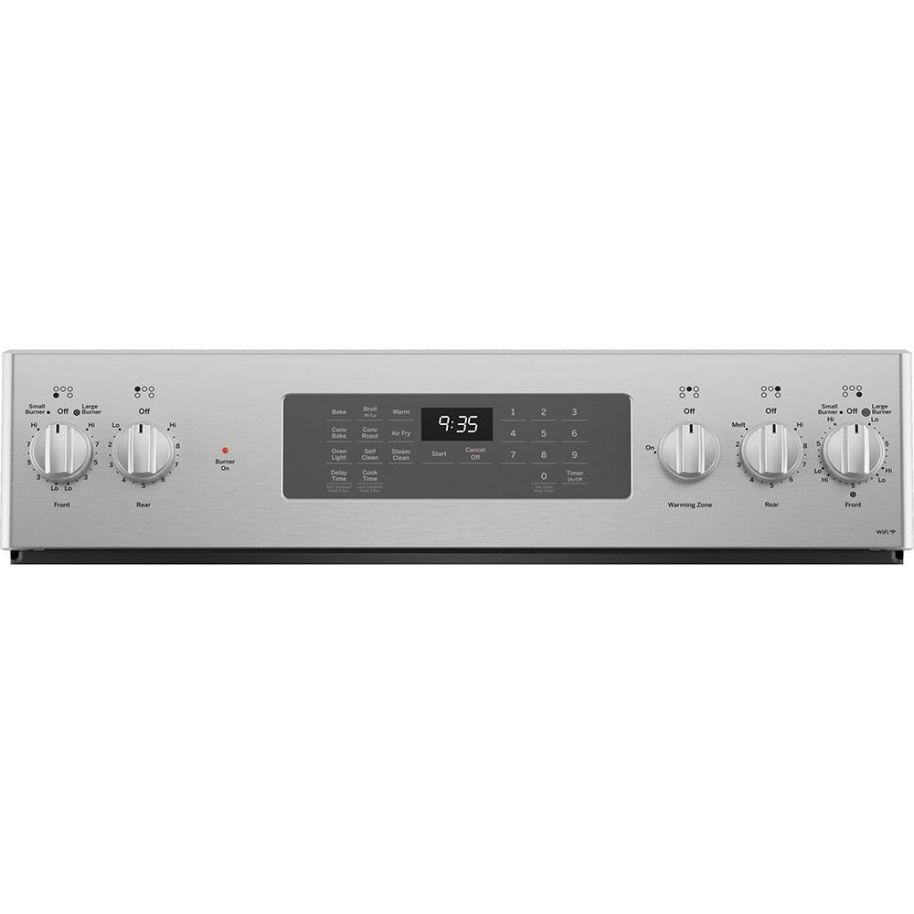 GE Profile - 5.3 cu. ft Electric Range in Stainless - PB935YPFS