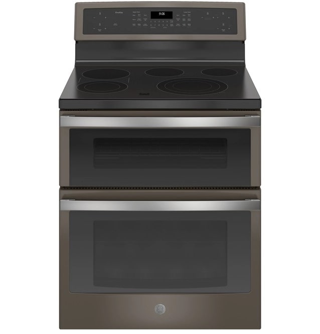 GE Profile - 6.6 cu. ft Electric Range in Grey - PB960EJES