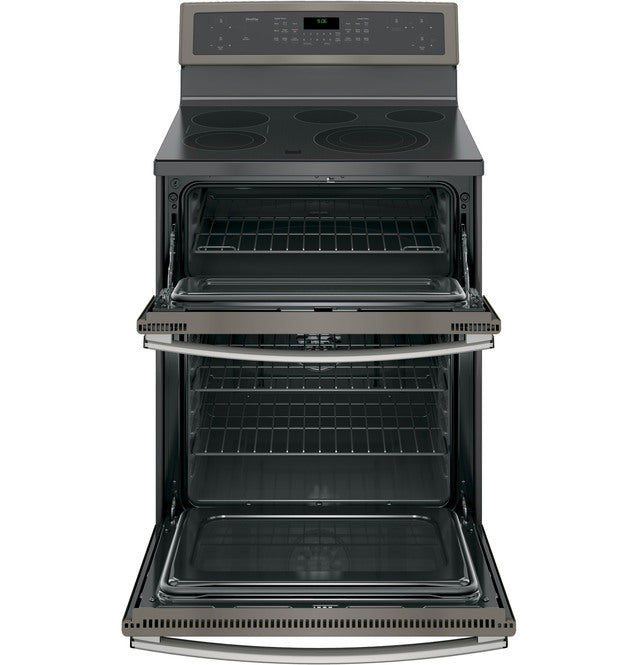 GE Profile - 6.6 cu. ft Electric Range in Grey - PB960EJES