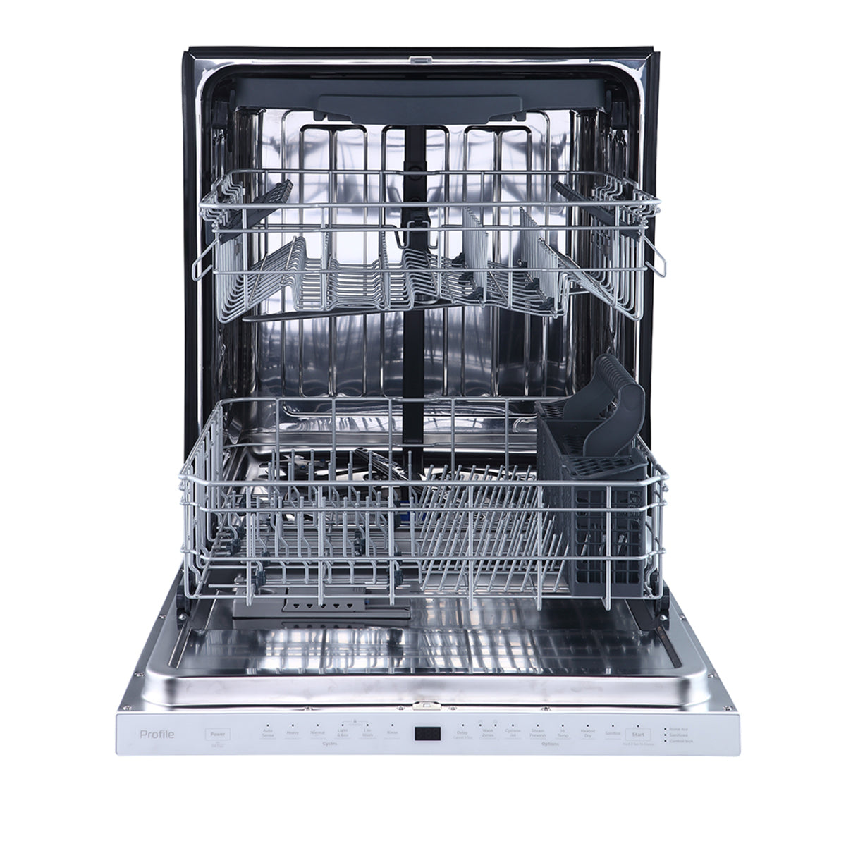 GE Profile - 45 dBA Built In Dishwasher in White - PBP665SGPWW