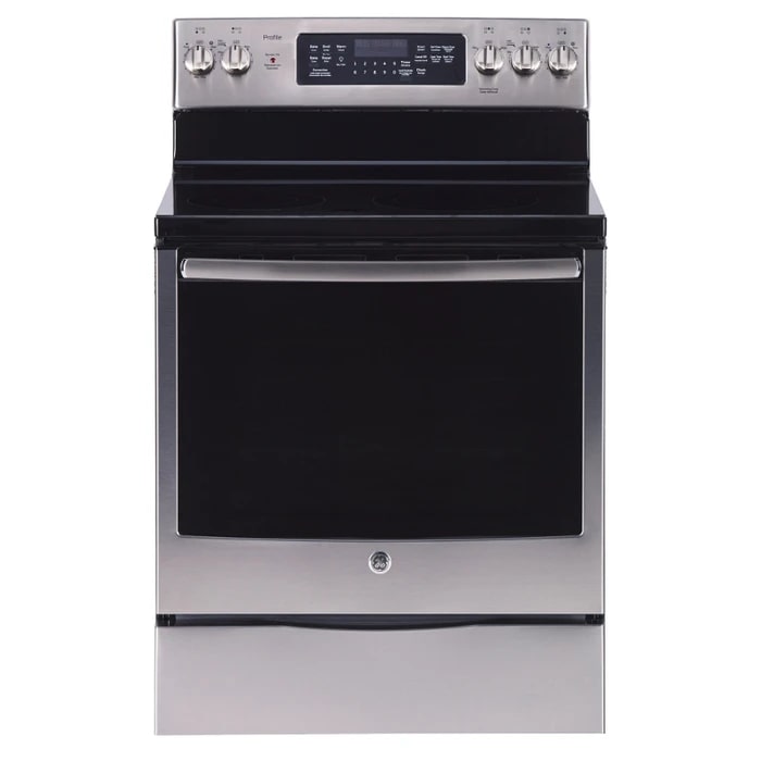 GE Profile - 6.2 cu. ft Electric Range in Stainless - PCB905SKSS